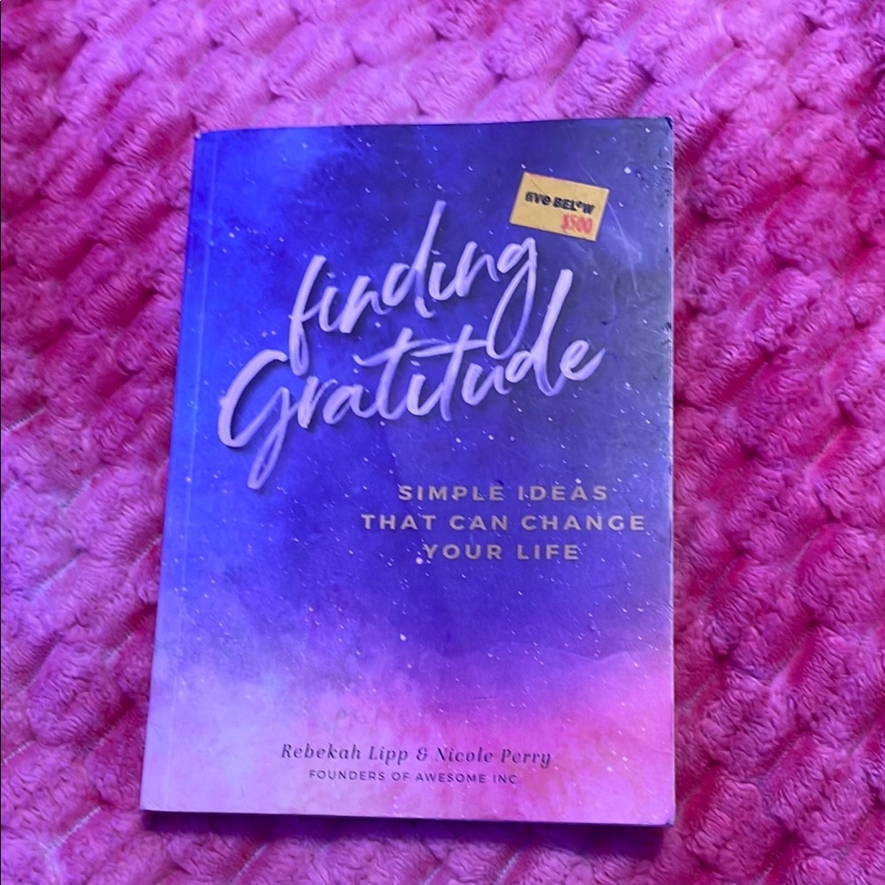 Finding Gratitude Book by - Blue and Purple